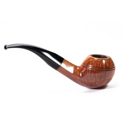 Pipe Sasieni 4 Dot Natural Smooth Bent Rhodesian