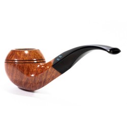 Pipe Sasieni 4 Dot Natural Smooth Bent Rhodesian