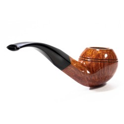 Pipe Sasieni 4 Dot Natural Smooth Bent Rhodesian