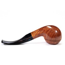 Pipe Sasieni 4 Dot Natural Smooth Bent Rhodesian
