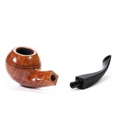 Pipe Sasieni 4 Dot Natural Smooth Bent Rhodesian