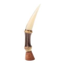 Pipe Tamper in Briar Bamboo And Horn