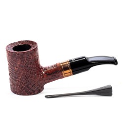 Pipe Talamona Brass Sandblasted Cherrywood