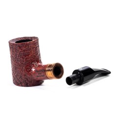 Pipe Talamona Brass Sandblasted Cherrywood