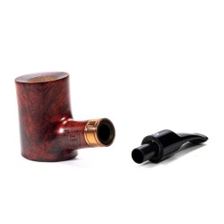 Pipe Talamona Brass Cognac Smooth Cherrywood
