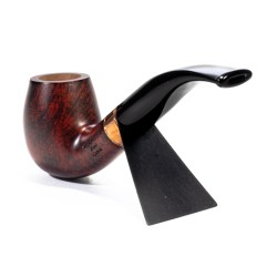 Pipa Talamona Brass Cognac Liscia Bent
