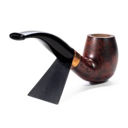 Pipa Talamona Brass Cognac Liscia Bent