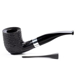Pipe Talamona L'Artigiano Sandblasted Bent Pot