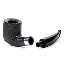Pipe Talamona L'Artigiano Sandblasted Bent Pot