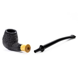 Pipa in Radica C-Pipe Gruppo 1 Sabbiata Bent Apple