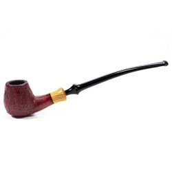 Briar Pipe C-Pipe Group 1 Sandblasted Bent Apple