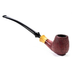 Pipa in Radica C-Pipe Gruppo 1 Sabbiata Bent Apple