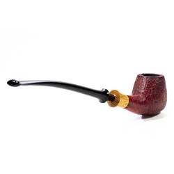 Pipa in Radica C-Pipe Gruppo 1 Sabbiata Bent Apple