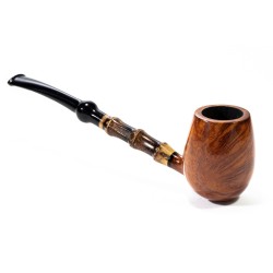 Briar Pipe C-Pipe Group 2 Smooth Bent Apple