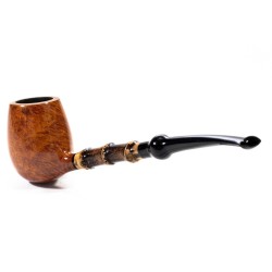 Pipa in Radica C-Pipe Gruppo 2 Liscia Bent Apple