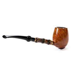 Briar Pipe C-Pipe Group 2 Smooth Bent Apple