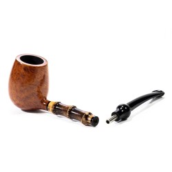 Briar Pipe C-Pipe Group 2 Smooth Bent Apple