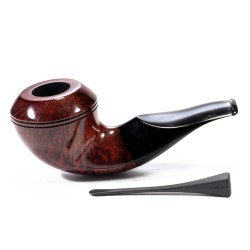 Pipa in Radica C-Pipe Gruppo 3 Liscia Bent Rhodesian