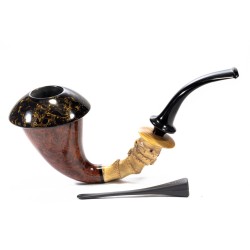 Pipa in Radica C-Pipe Gruppo 5 Liscia Calabash