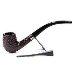Pipa in Radica Peterson Junior Rusticata Bent Billiard