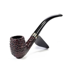 Pipa in Radica Peterson Junior Rusticata Bent Billiard