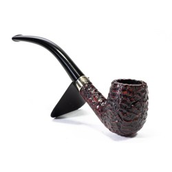 Pipa in Radica Peterson Junior Rusticata Bent Billiard
