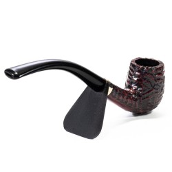 Pipa in Radica Peterson Junior Rusticata Bent Billiard