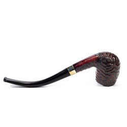 Pipa in Radica Peterson Junior Rusticata Bent Billiard