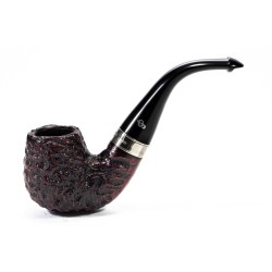 Pipa Peterson Cobble Rusticata Bent Billiard (221)