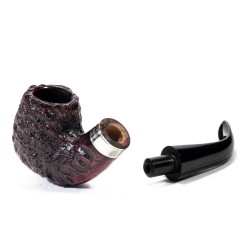 Pipe Peterson Cobble Rusticated Bent Billiard (221)