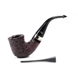Pipe Peterson Cobble Rusticated Calabash (05)