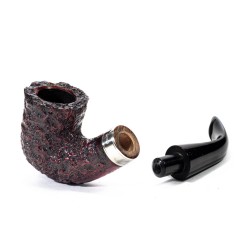 Pipe Peterson Cobble Rusticated Calabash (05)