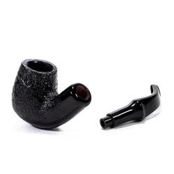 Pipe Peterson Halloween Sandblasted Bent Billiard