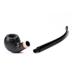 Pipa Aldo Velani Sabbiata Churchwarden Bent Apple