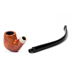 Pipa Aldo Velani Liscia Chiara Churchwarden Bent
