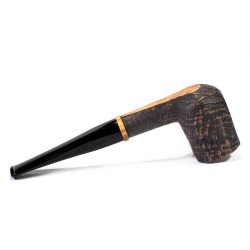 Briar Pipe Castoldi Sandblasted Billiard