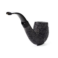 Pipe Mastro Geppetto Rusticated Bent Billiard