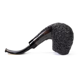 Pipa Mastro Geppetto Rusticata Bent Billiard