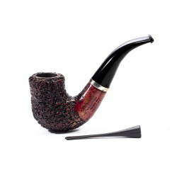 Pipe Mastro Geppetto Rusticated Bent Billiard