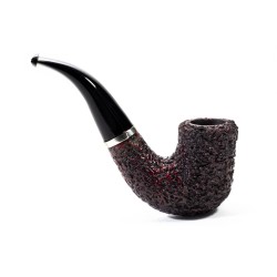 Pipa Mastro Geppetto Rusticata Bent Billiard