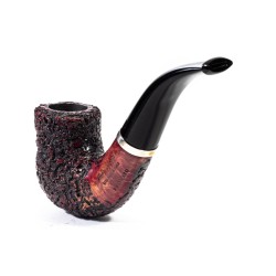Pipe Mastro Geppetto Rusticated Bent Billiard