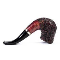 Pipe Mastro Geppetto Rusticated Bent Billiard