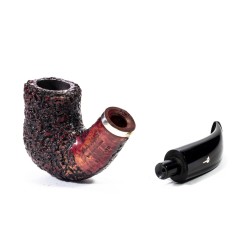 Pipe Mastro Geppetto Rusticated Bent Billiard