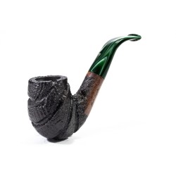 Pipe Mastro Geppetto Sandblasted Bent Billiard