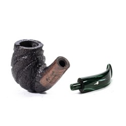 Pipa Mastro Geppetto Sabbiata Bent Billiard