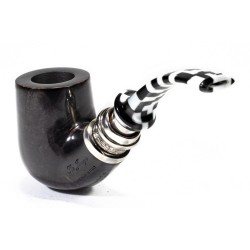 Briar Pipe Ser Jacopo Smooth L-D Bent Billiard