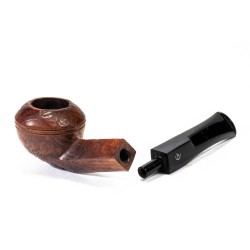 Pipe Ropp Etudiant Sandblasted J24 Bent Rhodesian