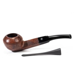 Pipe Ropp Etudiant Sandblasted J24 Bent Rhodesian