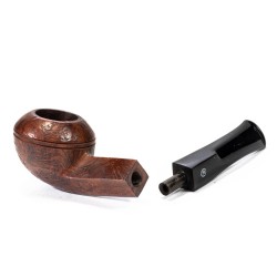 Pipe Ropp Etudiant Sandblasted J24 Bent Rhodesian