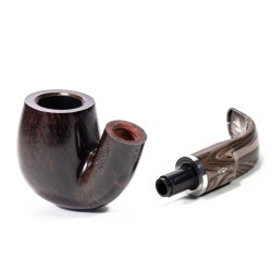 Pipa Savinelli Morellina Liscia 614 Bent Billiard